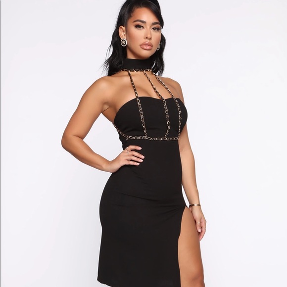Fashion nova hardcore chain midi dress - Picture 3 of 5